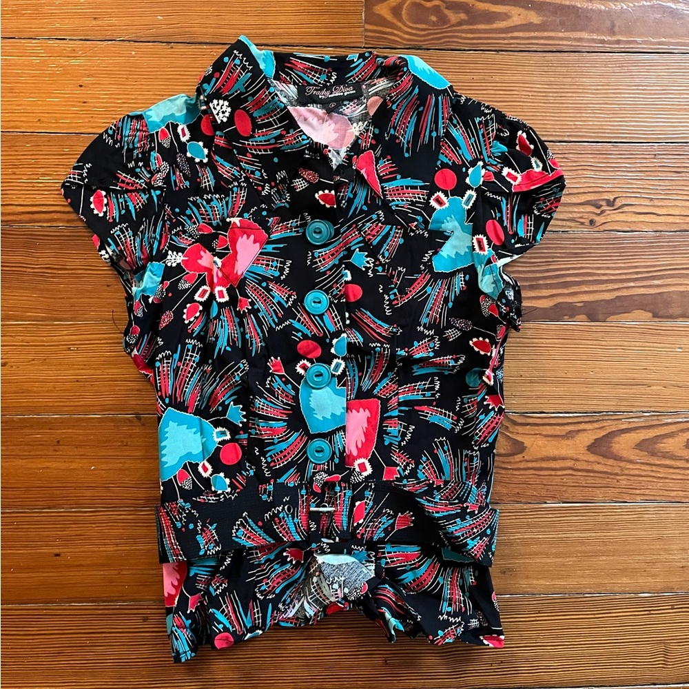 Trashy Diva Sacred Hearts Blouse